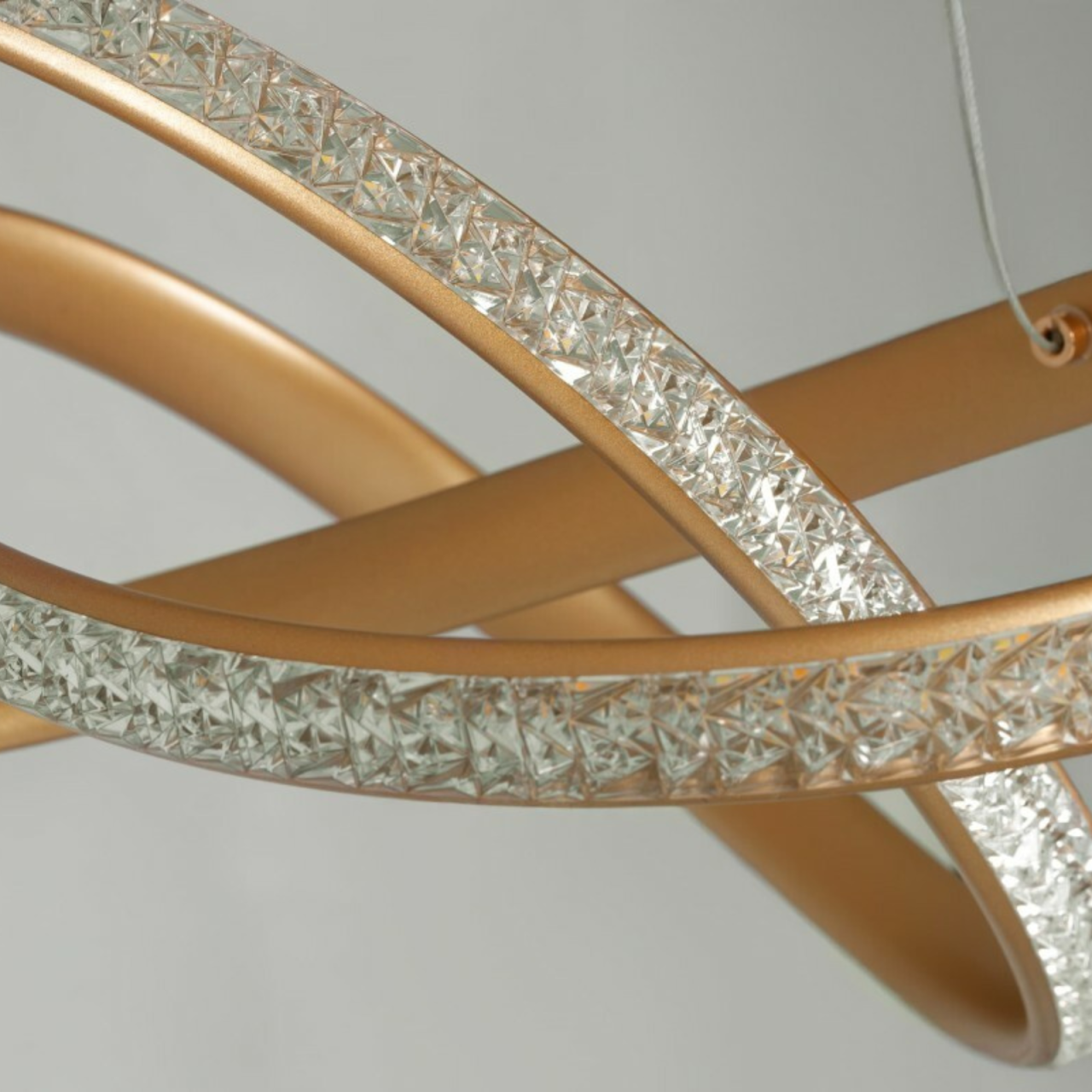 Lustră LED 40W Aurie Modernă FONDI K-8237 [4]