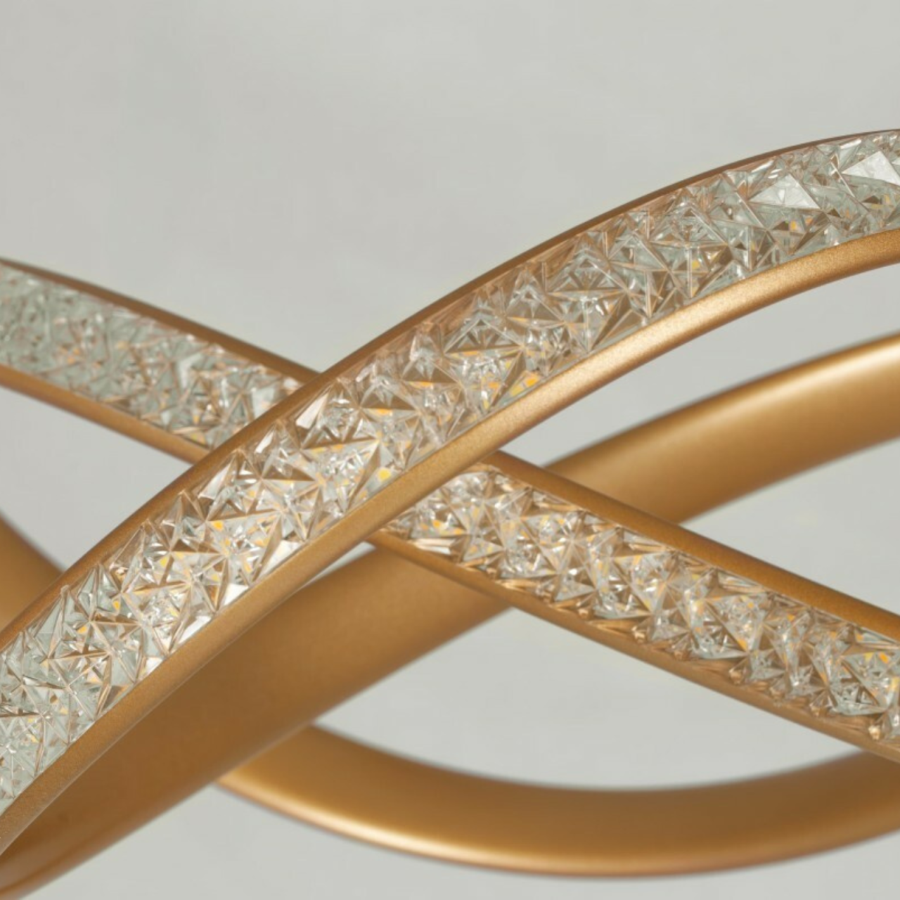 Lustră LED 40W Aurie Modernă FONDI K-8237 [3]