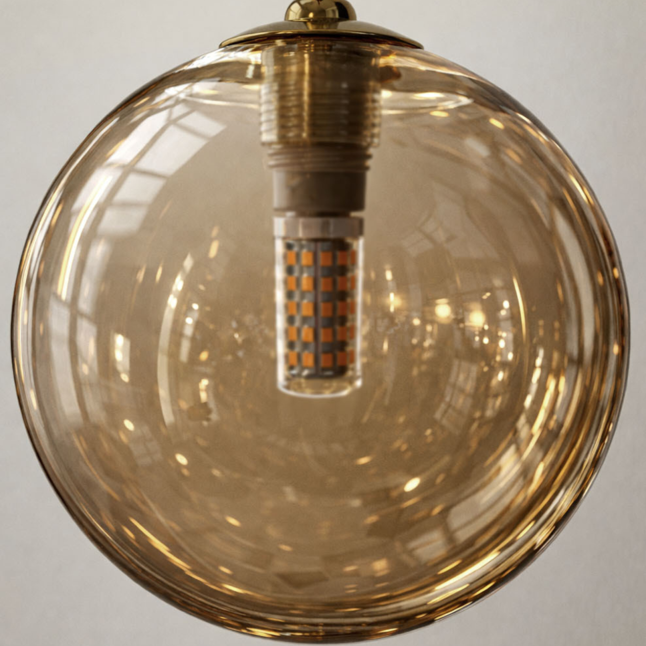 Lampă suspendată K-5560 GALAXY 1xE27 negru auriu [4]