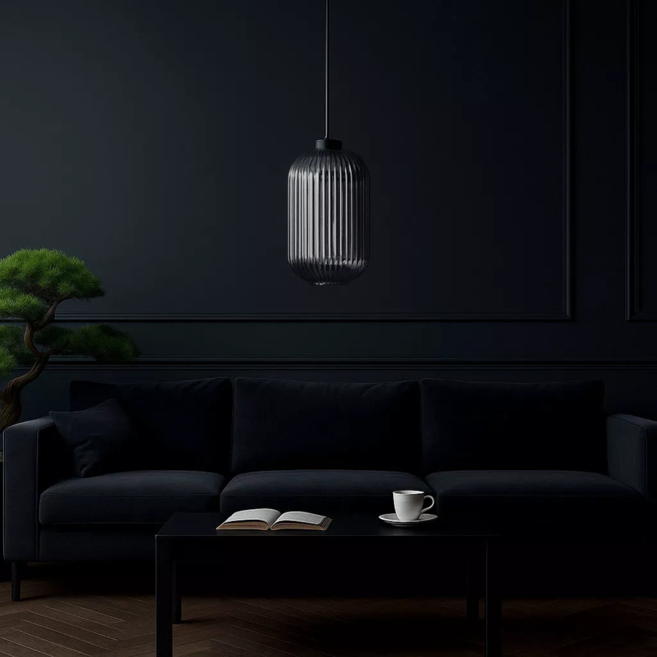 Lampă suspendată K-5751 SILVA E27 negru grafit – design modern [2]