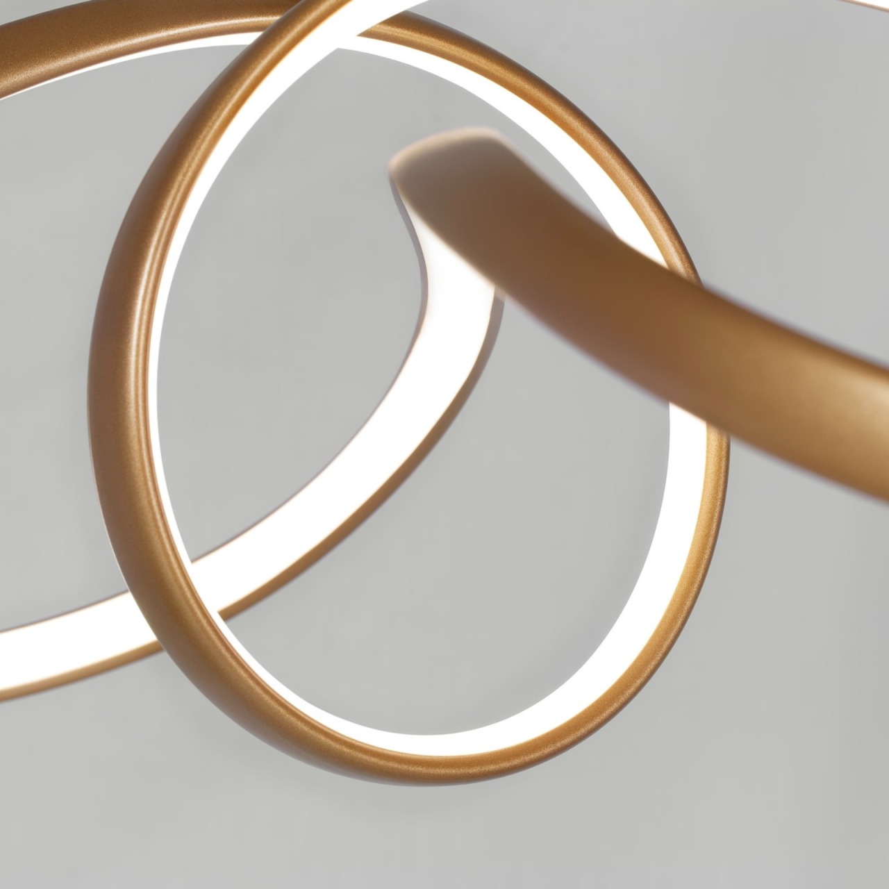 Lampă suspendată LED SNOW K-8235 - auriu [4]