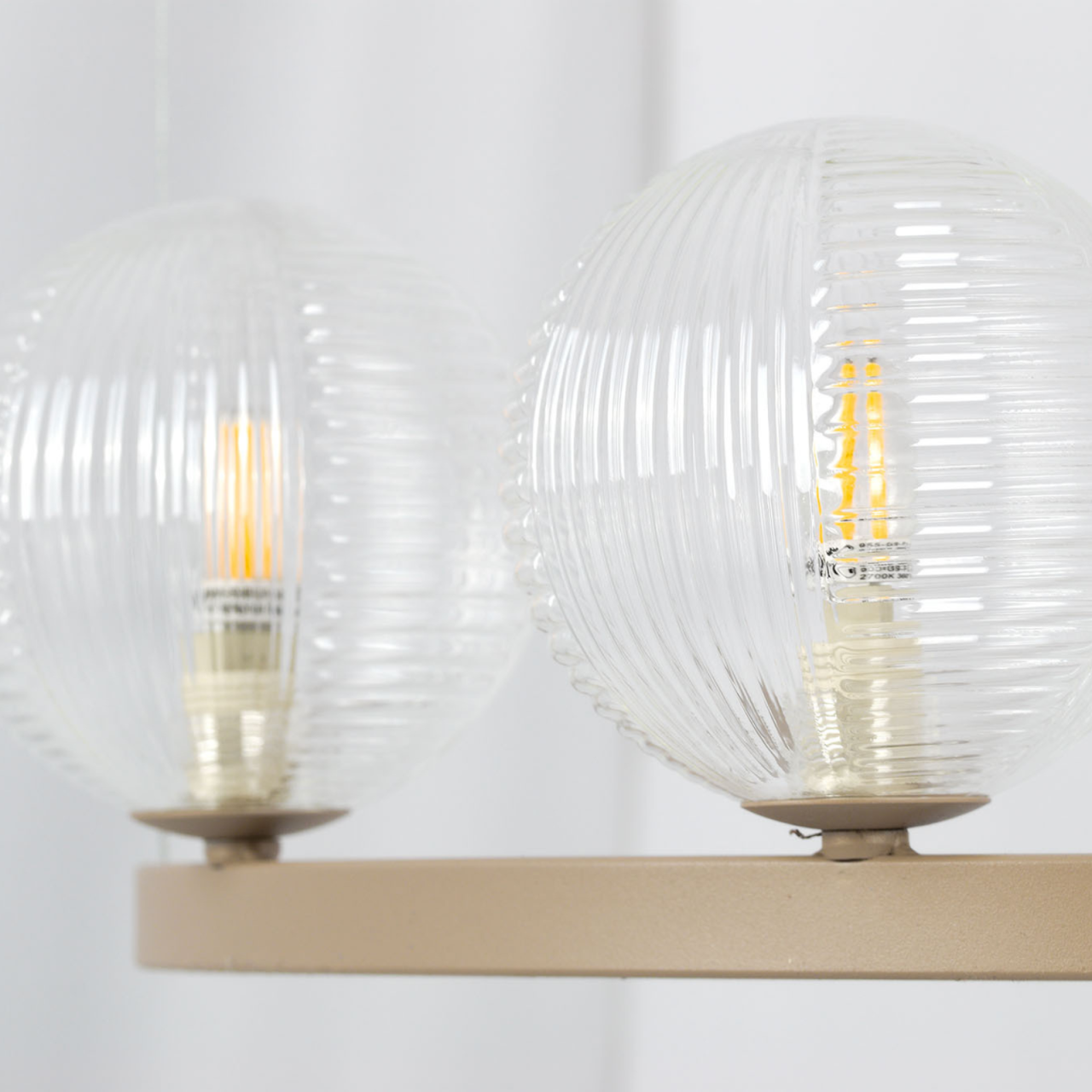 Lampă suspendată K-5700 TESORO 6xG9 bej transparent – design modern [5]