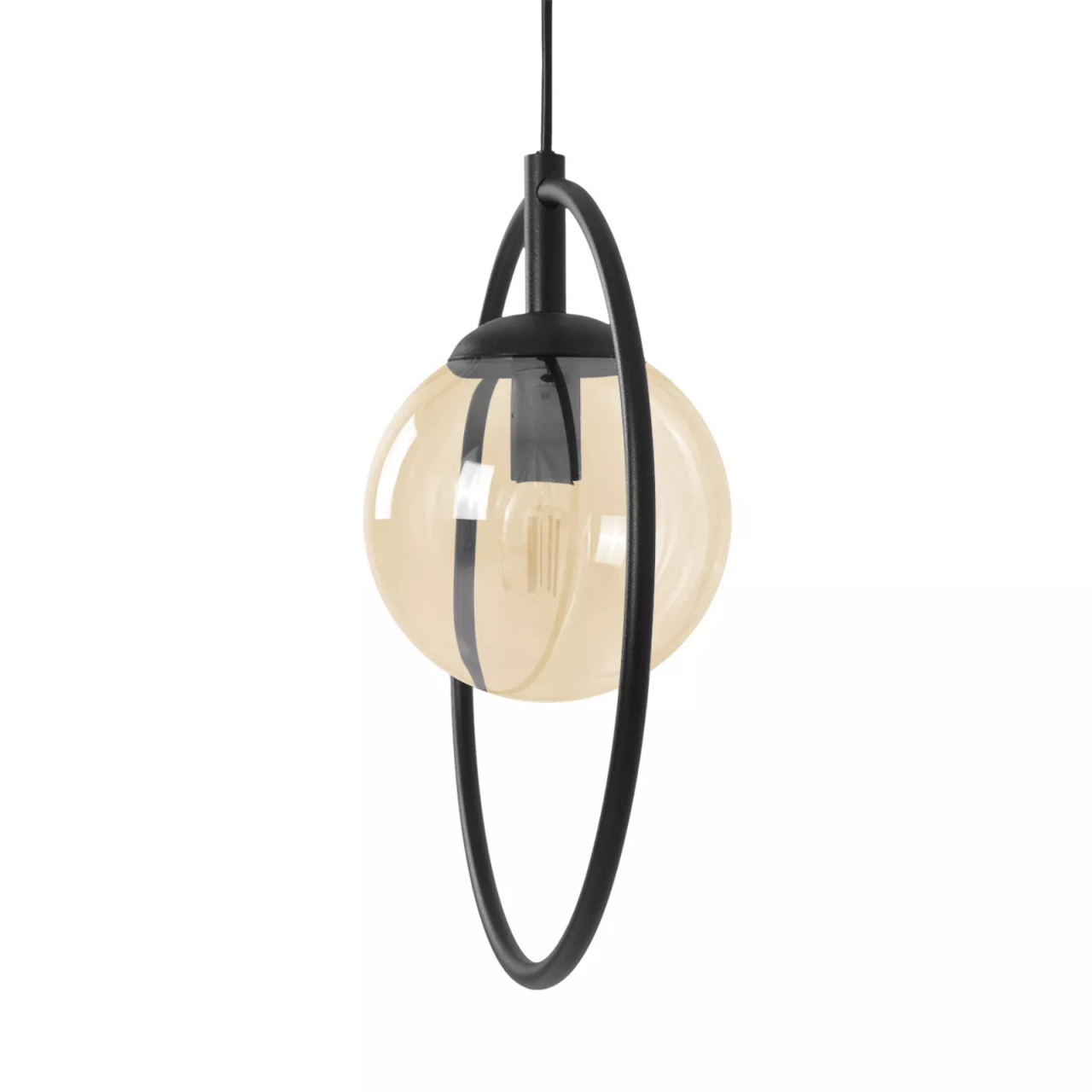 Lampă suspendată K-5476 VENTA negru chihlimbar E14 – design modern [3]