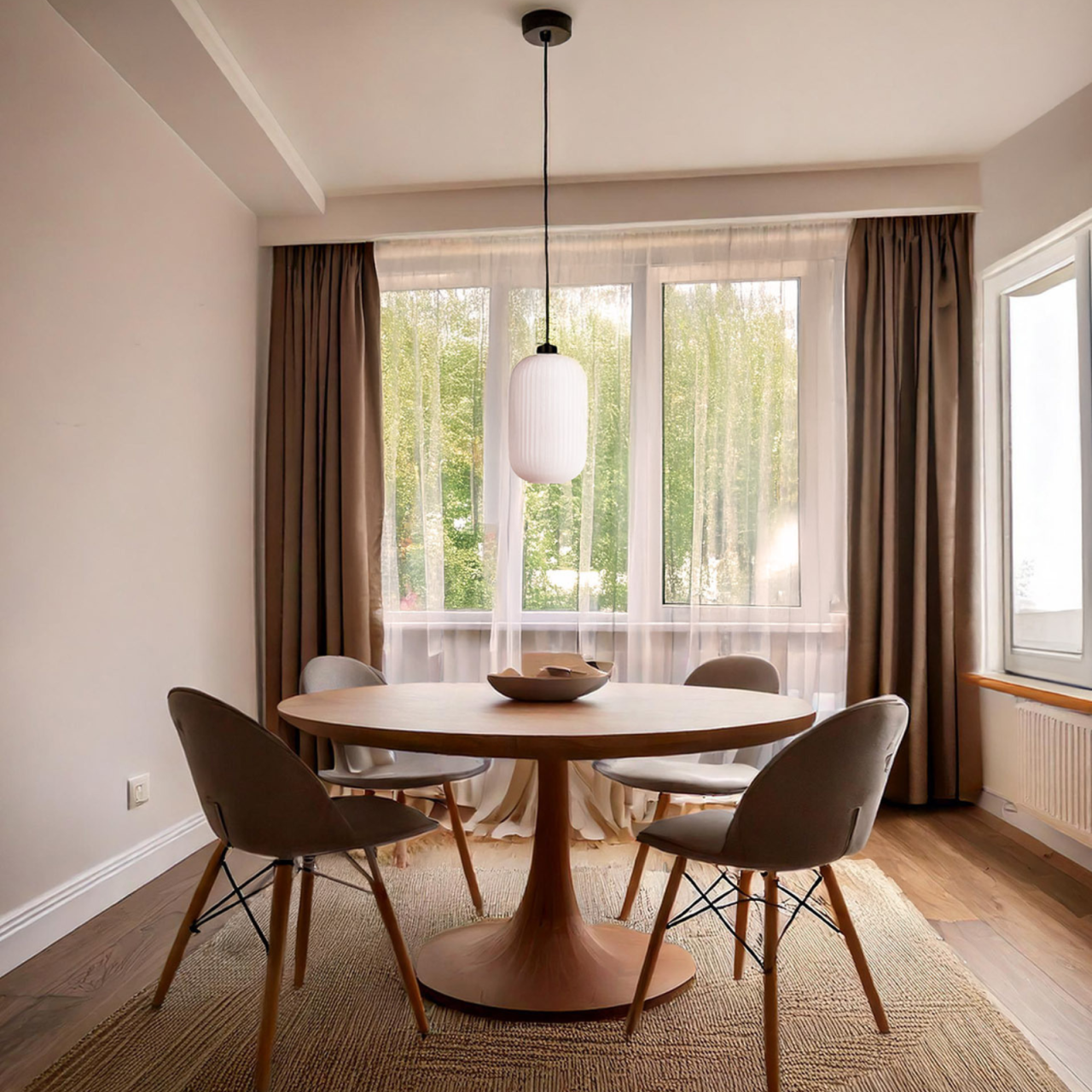 Lampă suspendată K-5731 VILAR negru alb E27 – design modern [2]