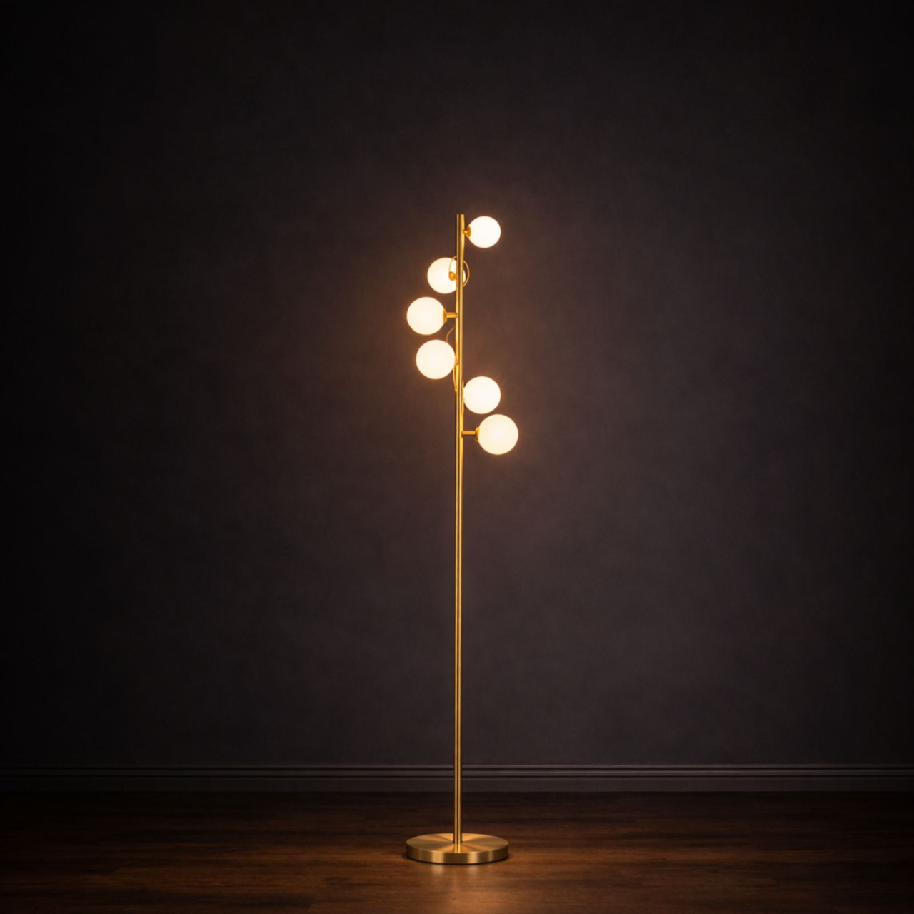 lampadar SYBILLA 6 FLOOR GO alb G9 Azzardo [2]