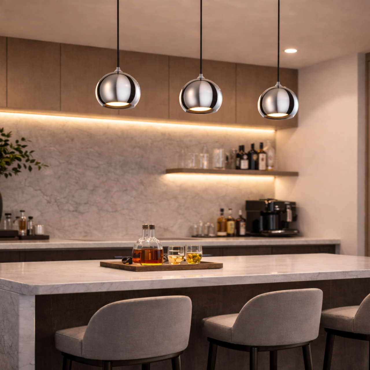 Lustră GULIA 3 AZ0637 – Crom & Sticlă, 3 × GU10 | Azzardo [2]