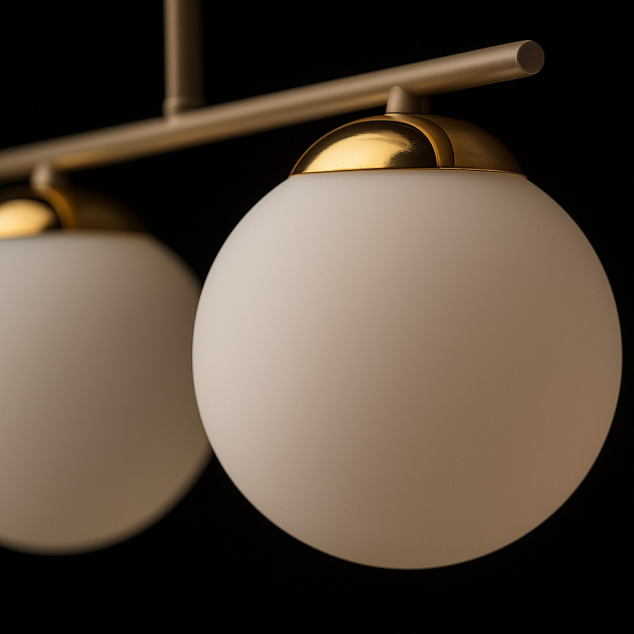 Plafonieră K-5791 SAVIA 2xE14 bej alb auriu – design modern [4]