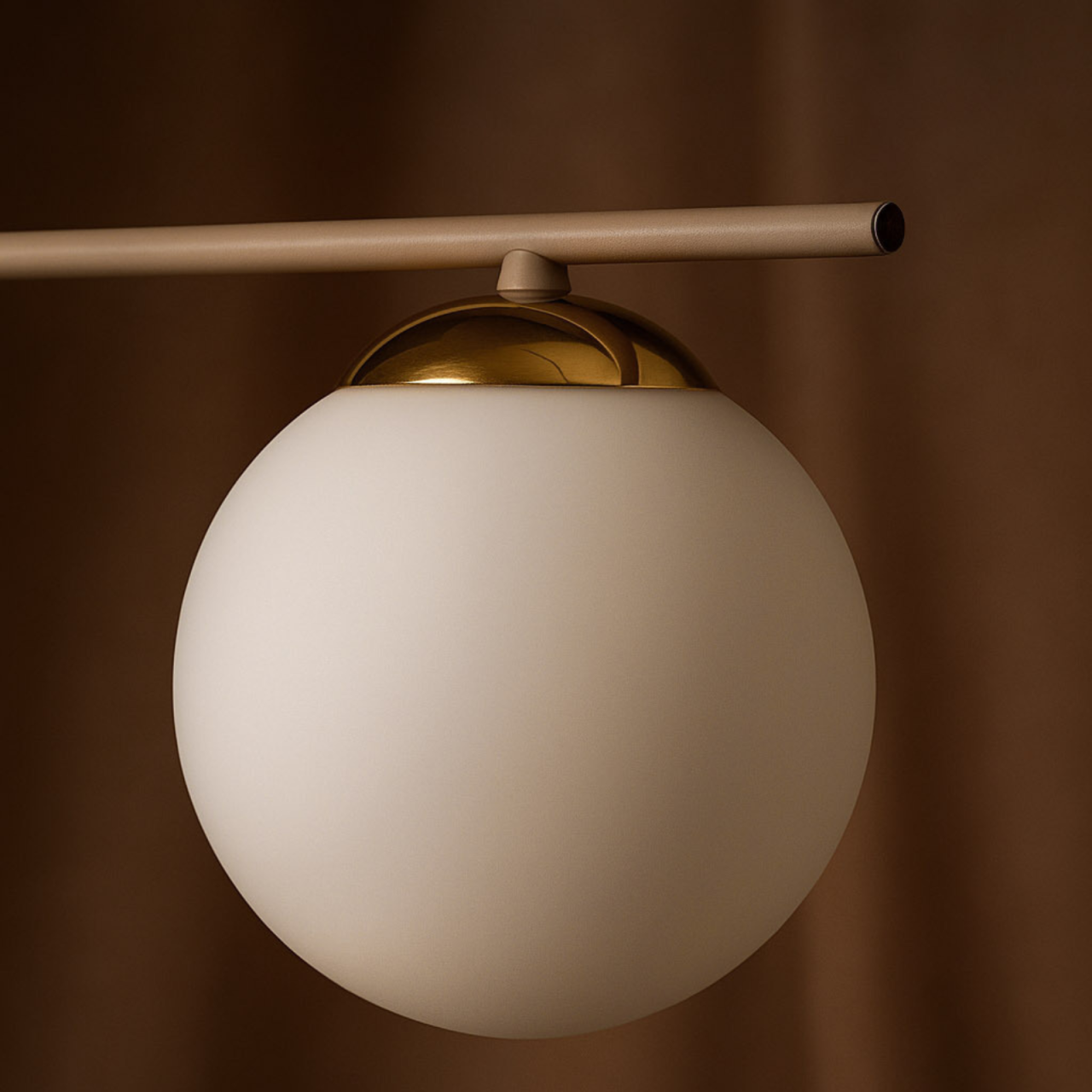 Plafonieră K-5791 SAVIA 2xE14 bej alb auriu – design modern [5]