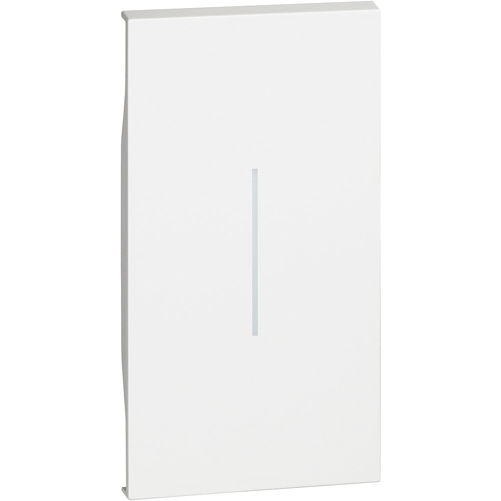 Tastă iluminabilă BTicino Living Now – 2 module alb (KW01M2) [1]