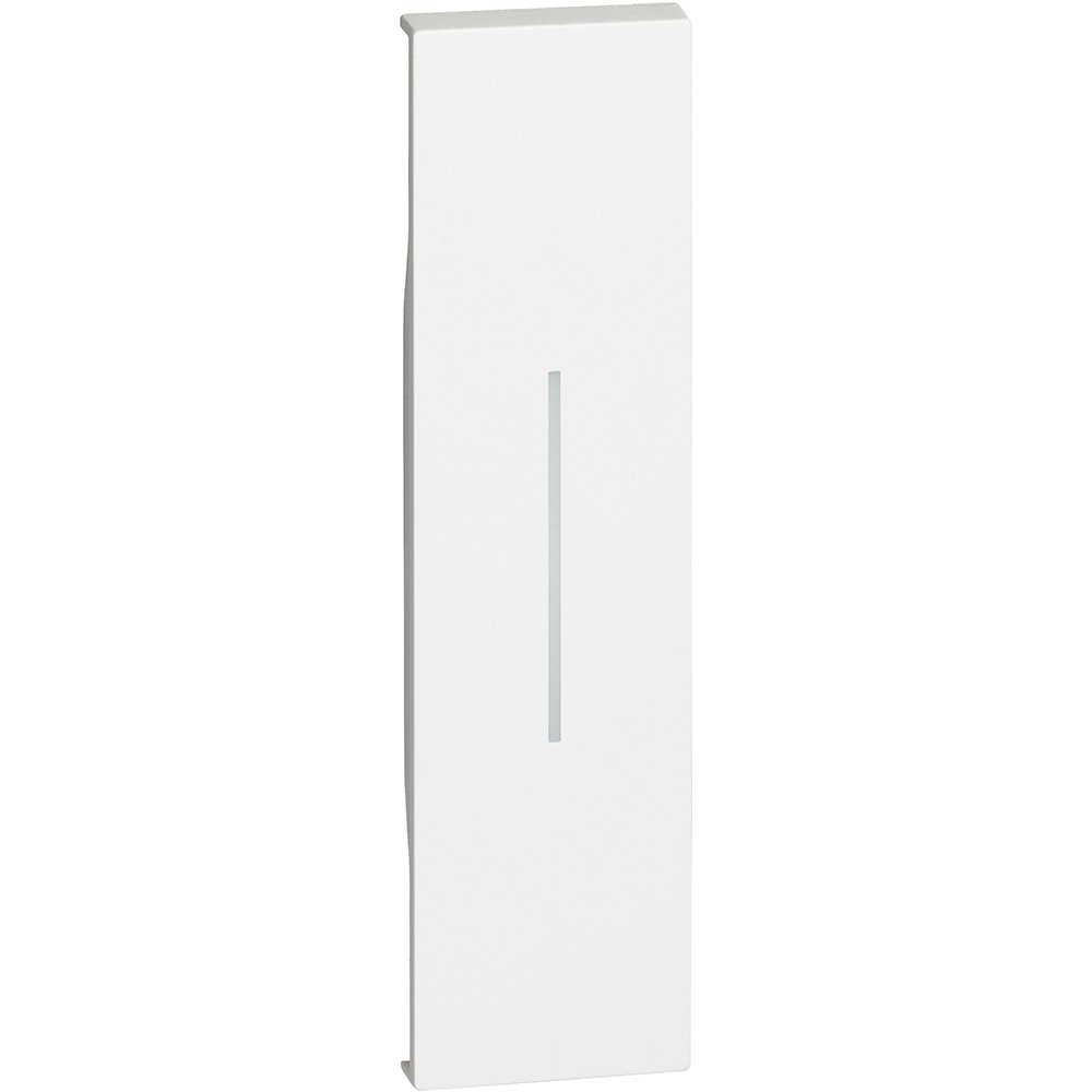 Tastă iluminabilă BTicino Living Now – 1 modul alb (KW01) [1]