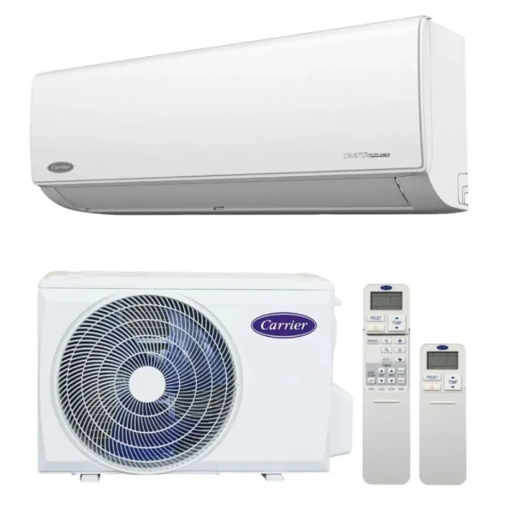 Aparate de aer conditionat - Aparat aer condiționat Carrier Crystal Ultra Clean Plus 24.000 BTU – Clasa A++, Inverter, Wi-Fi Integrat, R32, Tehnologie UV