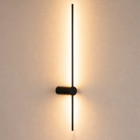 aplica perete SABER LED M negru LED integrat 3000K Nowodvorski [1]