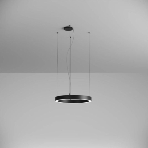 Iluminat decorativ - Arelux AM01WW SBK – Corp LED inelar Ø60cm, 38W, alb cald