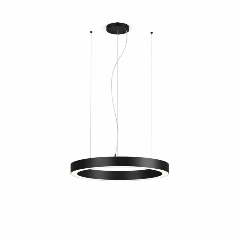 Iluminat decorativ - Arelux AM01WW SBK – Corp LED inelar Ø60cm, 38W, alb cald