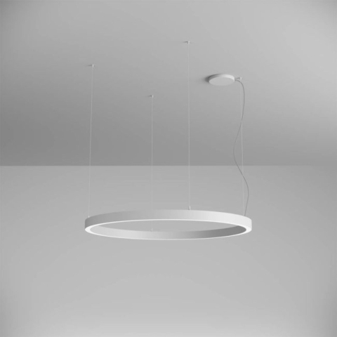 Iluminat decorativ - Arelux AM03NW SWH – Corp LED inelar Ø120cm, 75W, alb