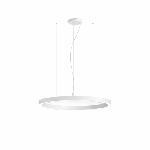 Iluminat decorativ - Arelux AM03NW SWH – Corp LED inelar Ø120cm, 75W, alb