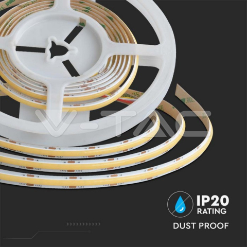 V‑TAC Bandă LED SMD 2835 COB 8 mm 3in1 18W/m – Iluminat interior decorativ [2]