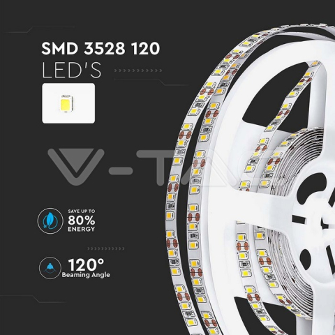 Bandă LED SMD3528 120 LED/m 4000 K IP20 – Iluminat interior eficient [6]