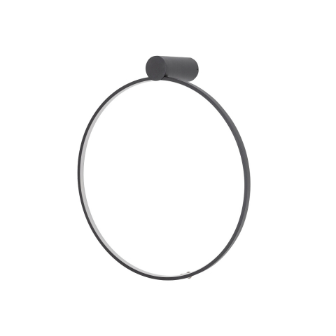 Lampă perete și plafon CIRCOLO LED S, 18W, 3000K, negru-alb, design modern [1]