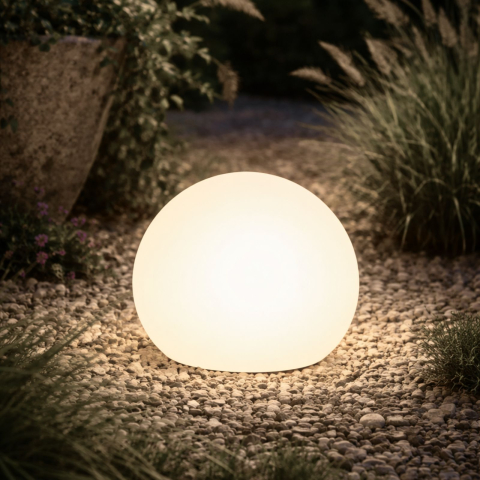 Lampă portabilă CUMULUS L – lampă grădină freestanding IP44 E27 [1]