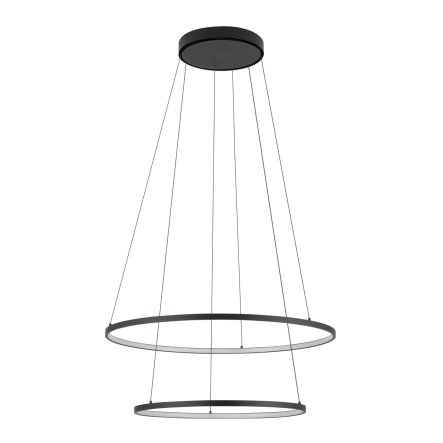 Lampă suspendată CIRCOLO LED 35W, 3000K, 1200lm, negru – iluminat modern [0]