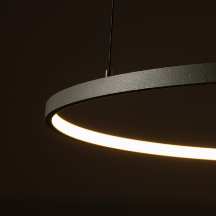 Pendul LED CIRCOLO SILK OLIVE M 3000 K – design elegant, flux 660 lm [2]