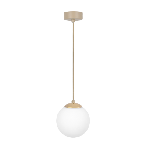 Lustra - Lampă suspendată K-5790 SAVIA E14 bej alb auriu – design modern