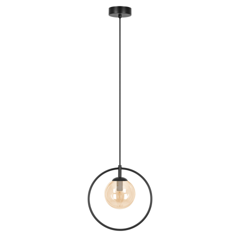 Candelabre - Lampă suspendată K-5476 VENTA negru chihlimbar E14 – design modern