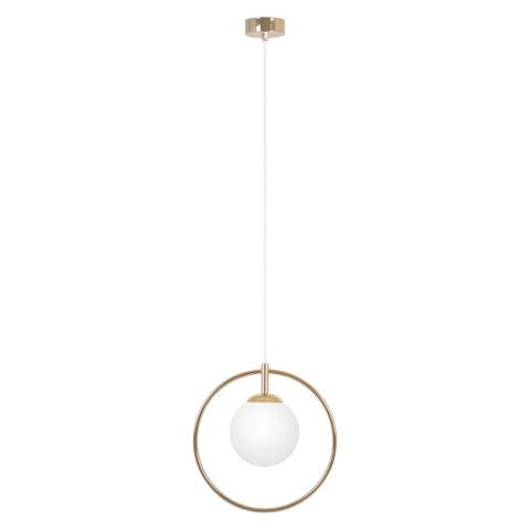 Lustra - Lampă suspendată K-5390 RITUS 1xE27 metal sticlă