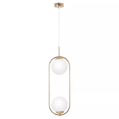 Lustra - Lampă suspendată K-5392 RITUS 1xE27 metal sticlă