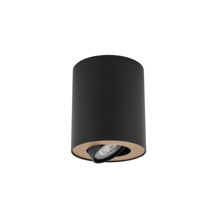 Spoturi - Spot Aplicat Nowodvorski SET 8901 – Spot interior GU10 10W negru/auriu