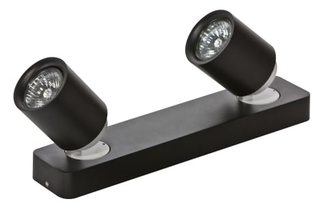 Spoturi - Spot TOMI 2 AZ0678 – Negru, 2×GU10, Spot reglabil | Azzardo