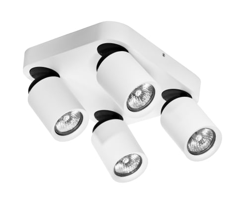 Spoturi - Plafonieră TOMI 4 KW AZ0682 – Alb, 4×GU10, Spoturi orientabile | Azzardo