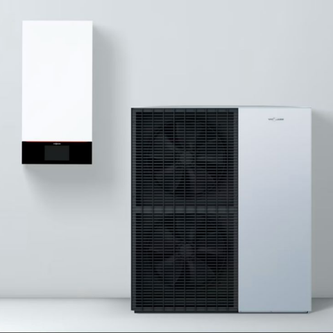 Pompe de caldura - Vitocal 150-A Viessmann – Pompa de căldură aer-apă monobloc, 70 °C, R290, COP 5, modernizare inteligentă