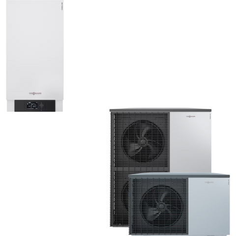 Pompe de caldura - Vitocal 200-S Viessmann – Pompa de căldură split aer-apă, încălzire & răcire, foarte silențioasă, control smart