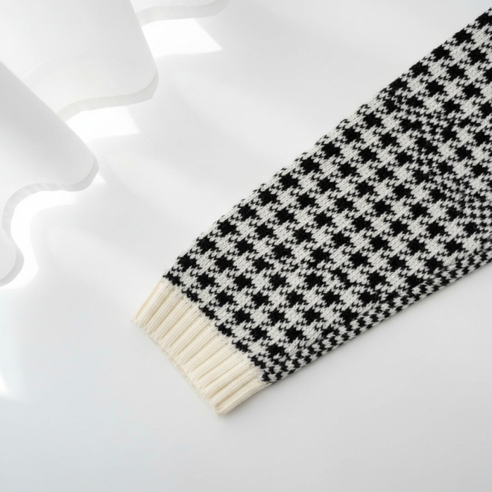 Pulover Manuell&Frank Alb Negru [5]