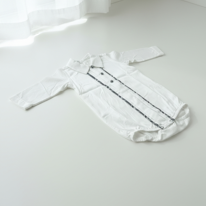 Body alb cu model bleu Manuell&Frank [6]