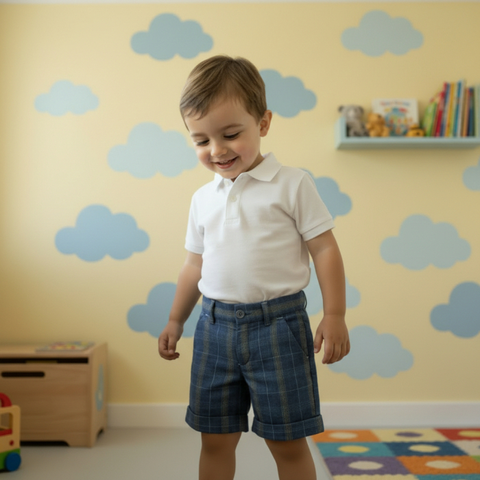 Pantaloni scurti Bleumarin [4]