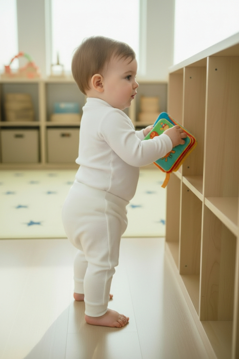 Body alb cu model Manuell&Frank pentru bebelusi de 6 luni [3]