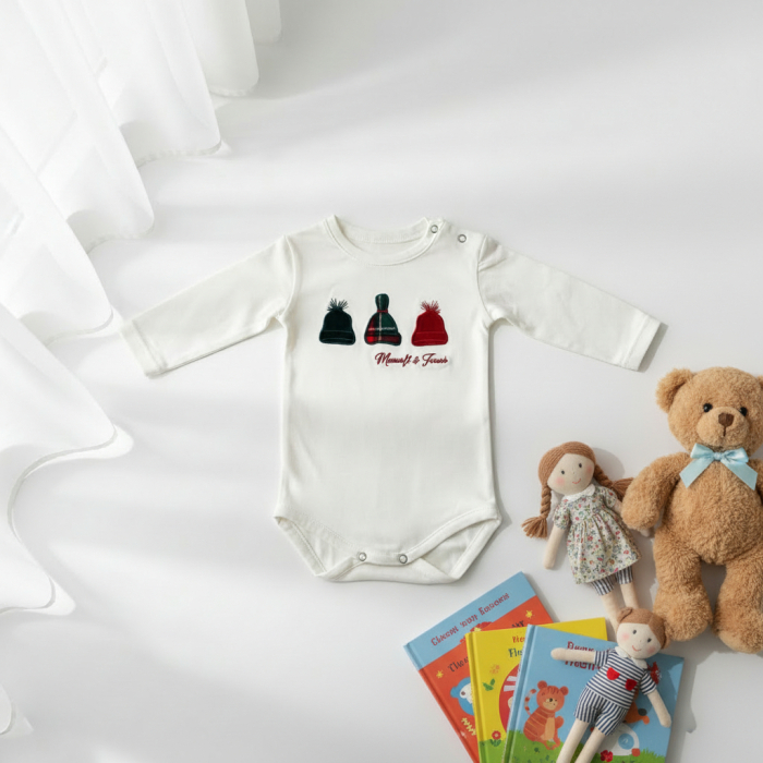 Body alb cu model Manuell&Frank pentru bebelusi de 6 luni [4]