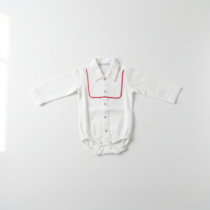 Body alb cu model rosu Manuell&Frank [3]