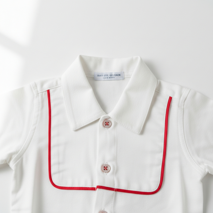 Body alb cu model rosu Manuell&Frank [4]