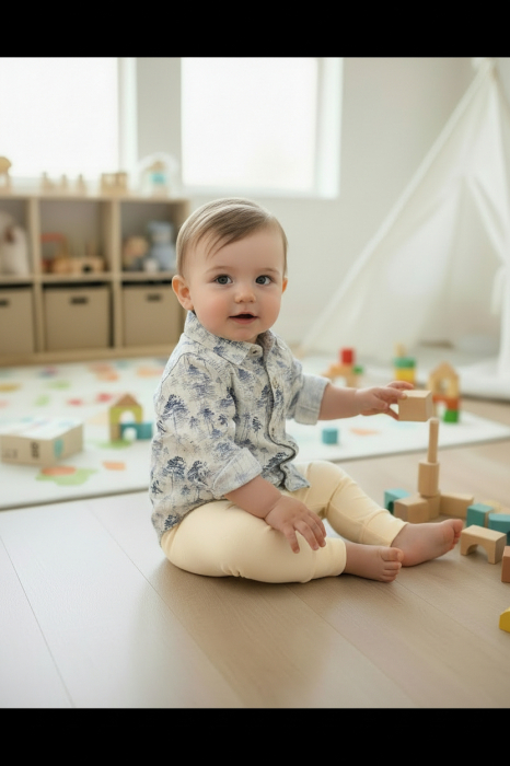 Camasa cu model albastru Manuell&Frank [7]