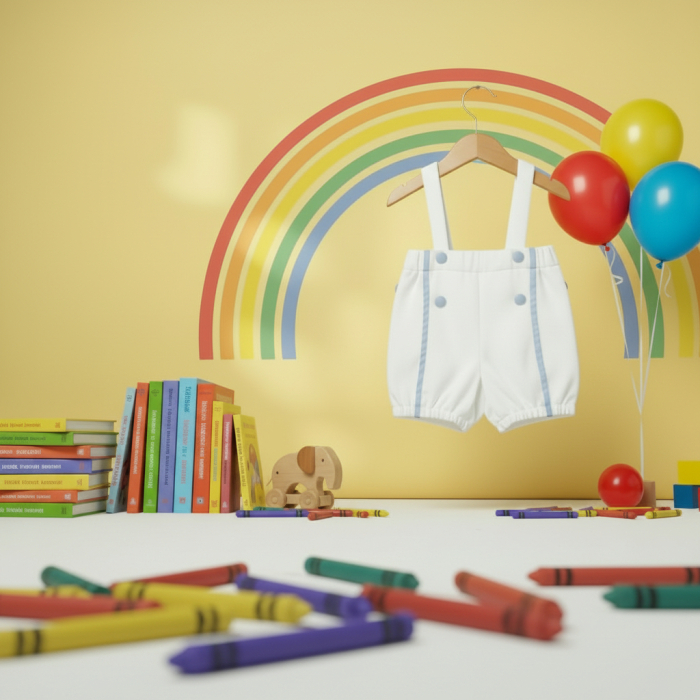 Pantaloni cu bretele Manuell&Frank [5]