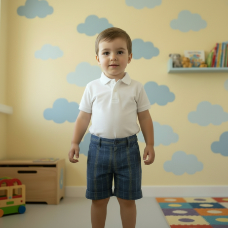 Manuel&Frank - Pantaloni scurti Bleumarin