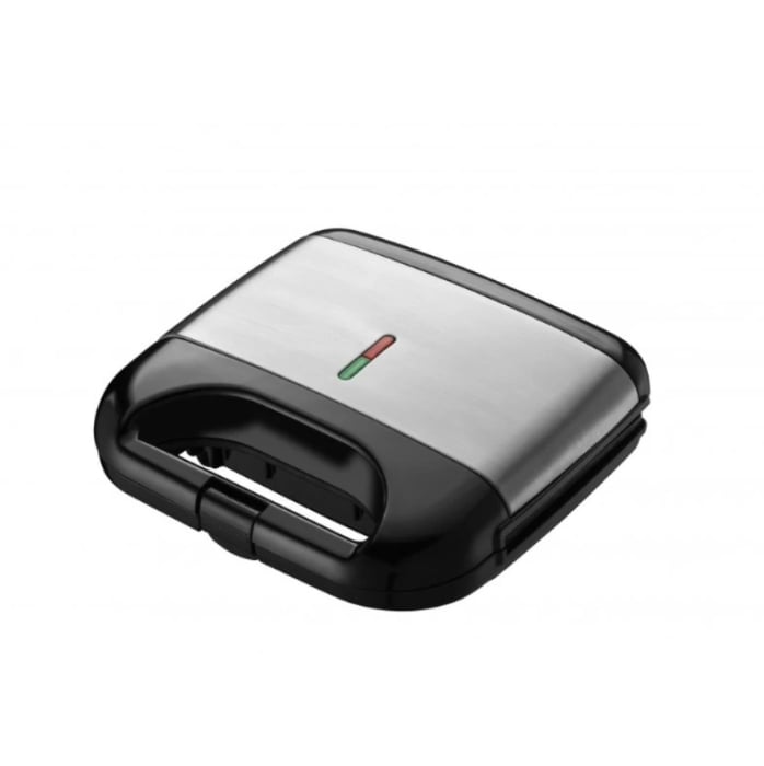 Aparat Sandwich 750W cu Placi Antiaderente, Termostat, Leduri Indicator si Design Compact, Maner Termorezistent [4]