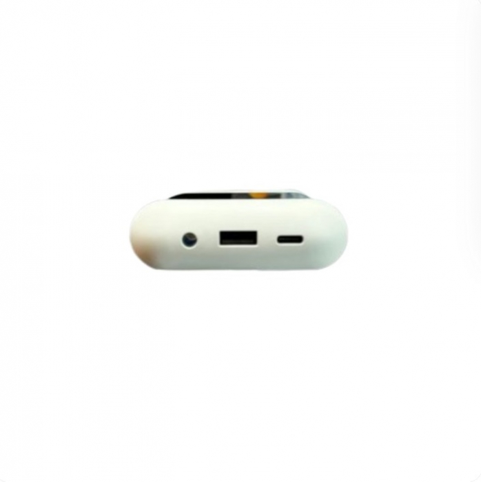 Casti Wireless CELhome, cu Display LCD 2.8” Touch si Baterie Externa Integrata Portabila, 8000mAH, Bluetooth, Alba [3]