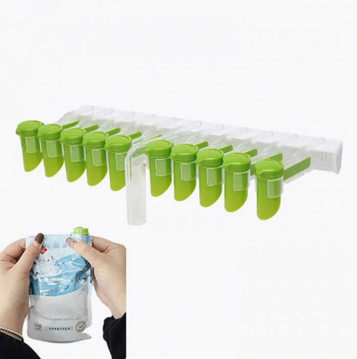 Cleme CELhome pentru Plicuri de Condimente cu Suport Inclus – Pastreaza Aromele si Ordinea in Bucatarie [10]