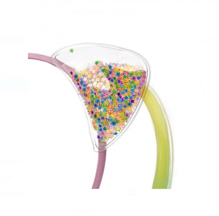 Coronita CELhome de Par cu Urechi Rainbow si Suvite – Accesoriu Colorat pentru Copii [4]