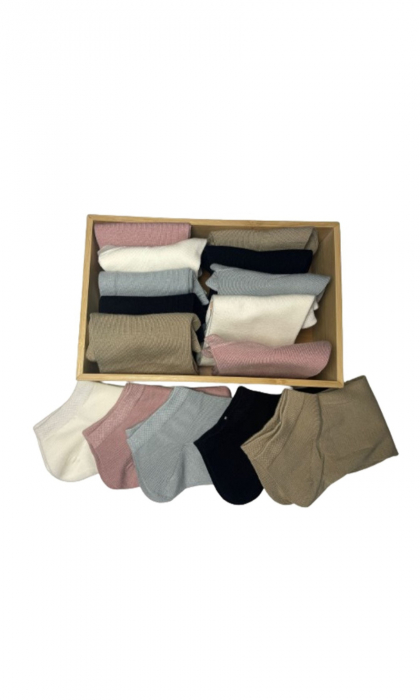 Cutie cu 10 perechi de sosete din Bambus, 35-38 EU, Multicolor, CELhome [5]